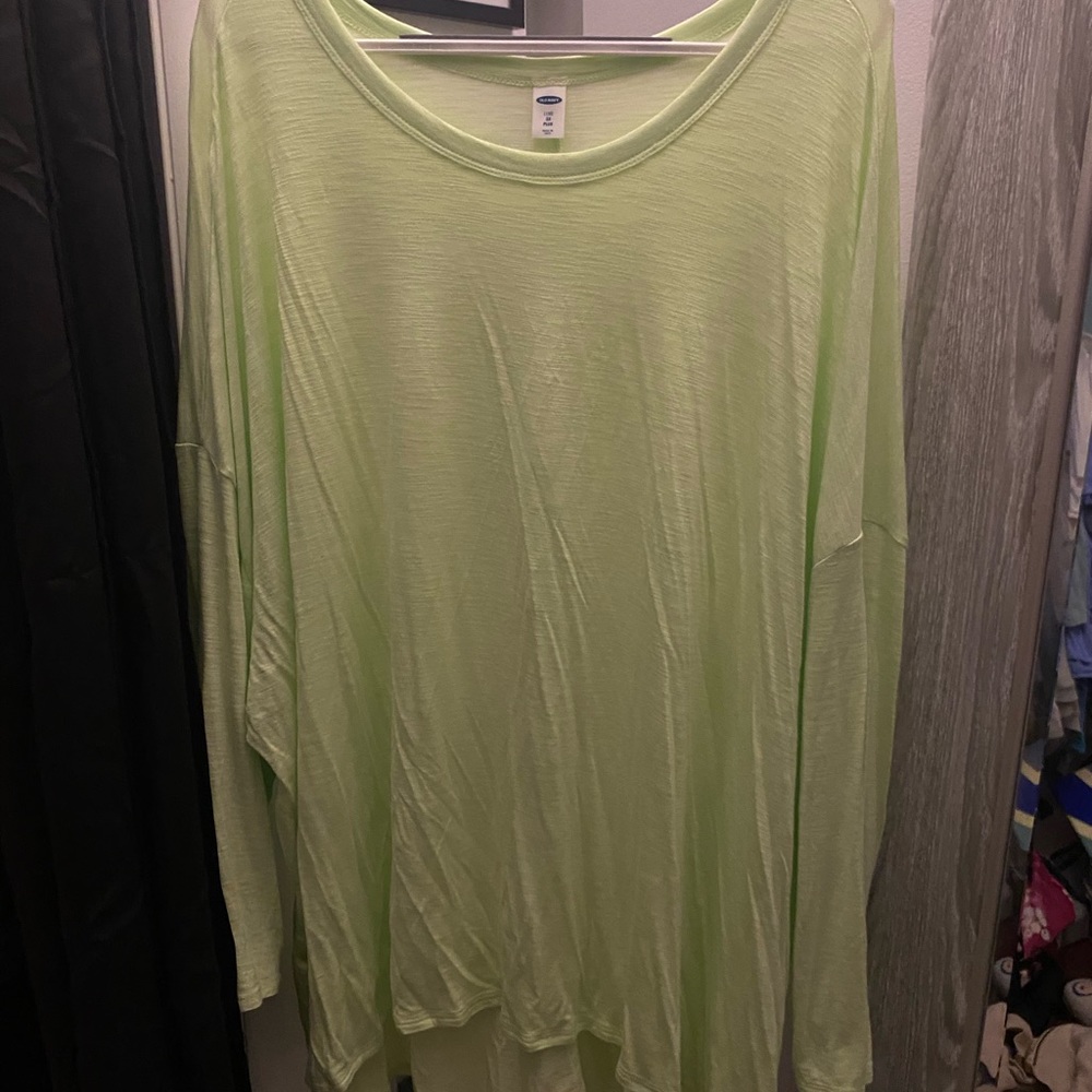 Plus Size Flowy Long Sleeve T Shirt